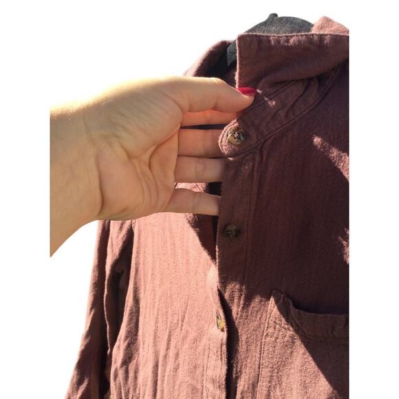 Altar'd State button up shirt womens XS mauve pink oversized western boho fall - Picture 4 of 12